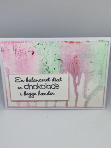 Dryppeteknik med Gelatos og gesso