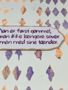 Hjemmefarvet modelling paste