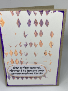 Hjemmefarvet modelling paste